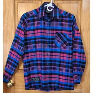 The Vermont Flannel Company Shirt Women's XS 100% Cotton Classic Outdoor Winter